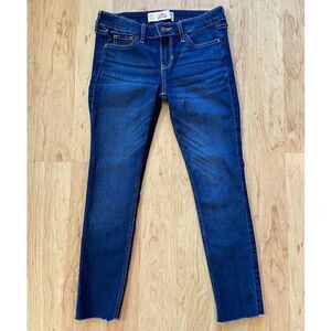 Hollister dark wash super skinny jeans